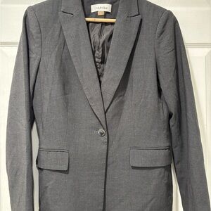 Calvin Klein Charcoal Blazer for Women